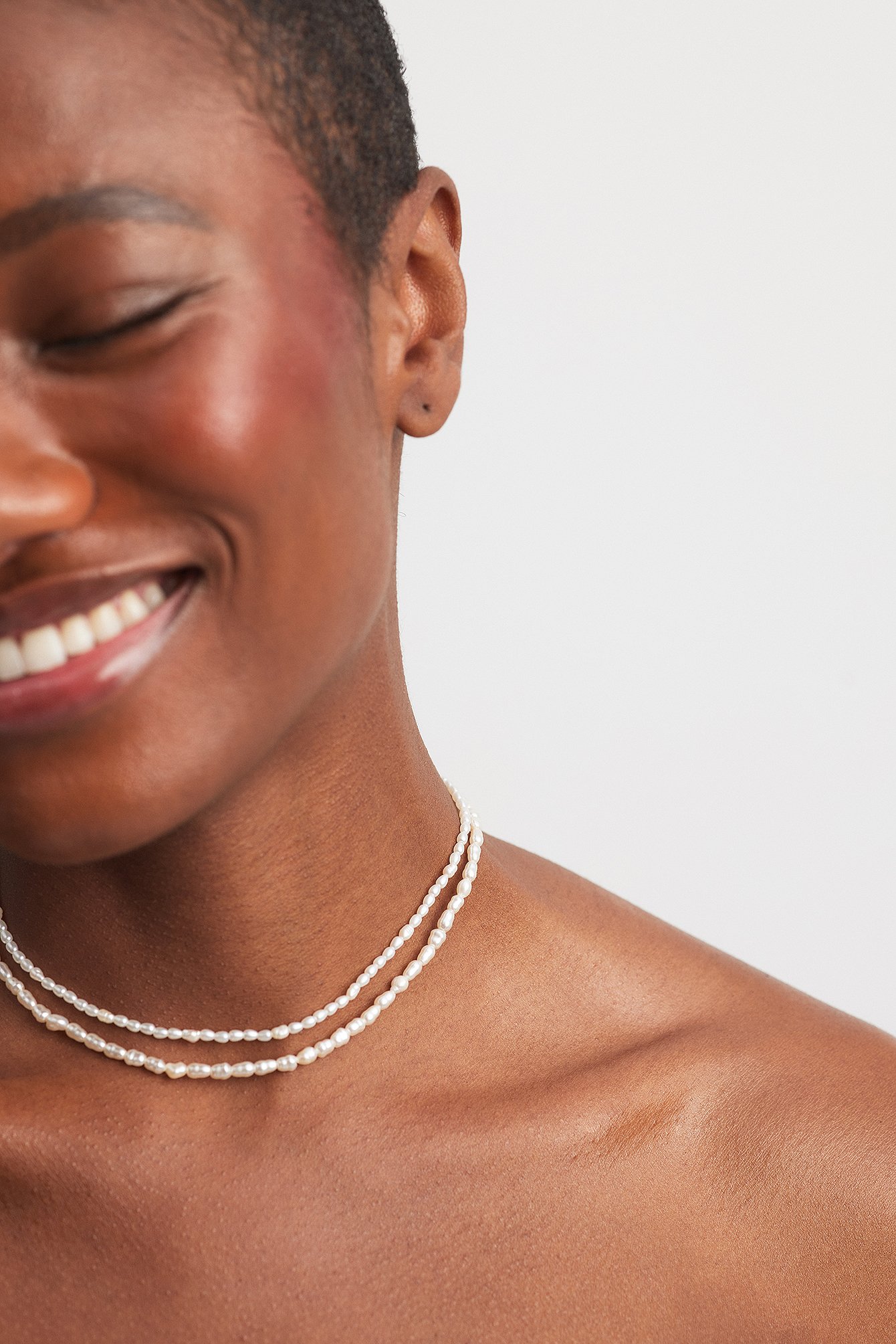 Small Double Pearl Necklaces