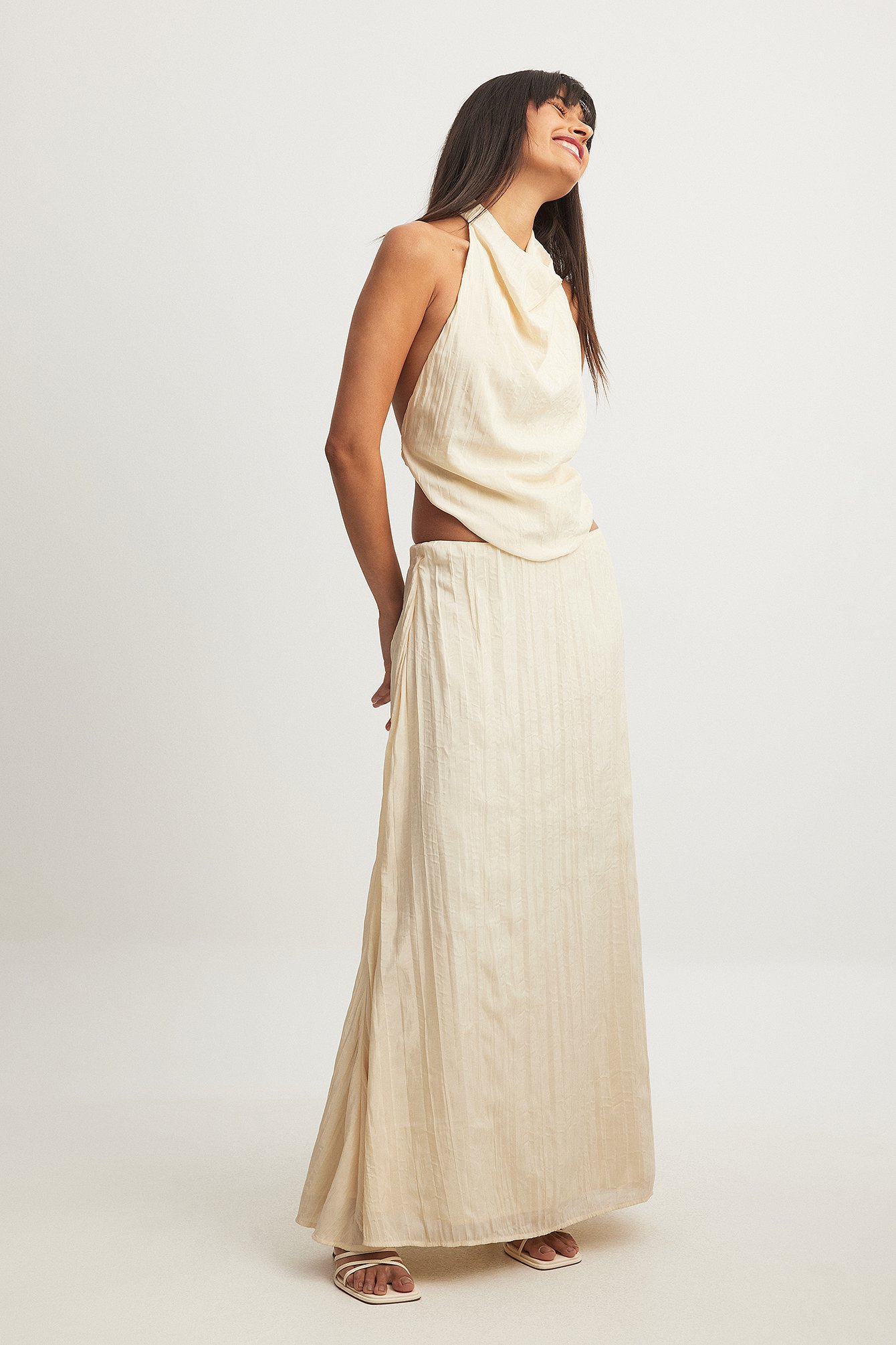 Structured Maxi Skirt